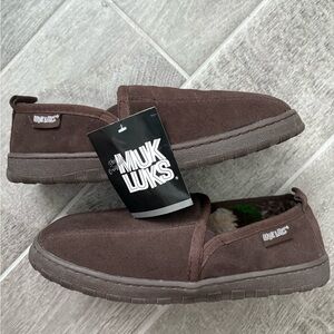 MUK LUKS Men's Brown Slippers size 10 NWT- indoor/outdoor